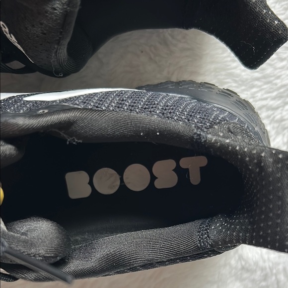 Adidas Black and White Mesh Sneakers - Picture 4 of 7